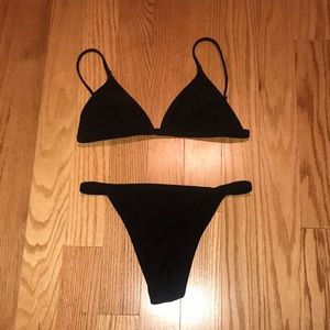 Zaful Black Bikini
